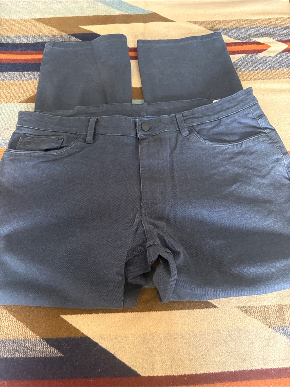 English Laundry Men's Navy Blue Chinos